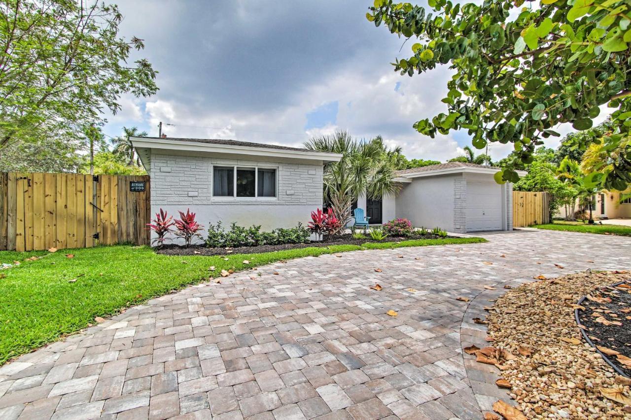 Villa The Teal House - Pool And Yard, 2 Mi To Beach à Fort Lauderdale Extérieur photo