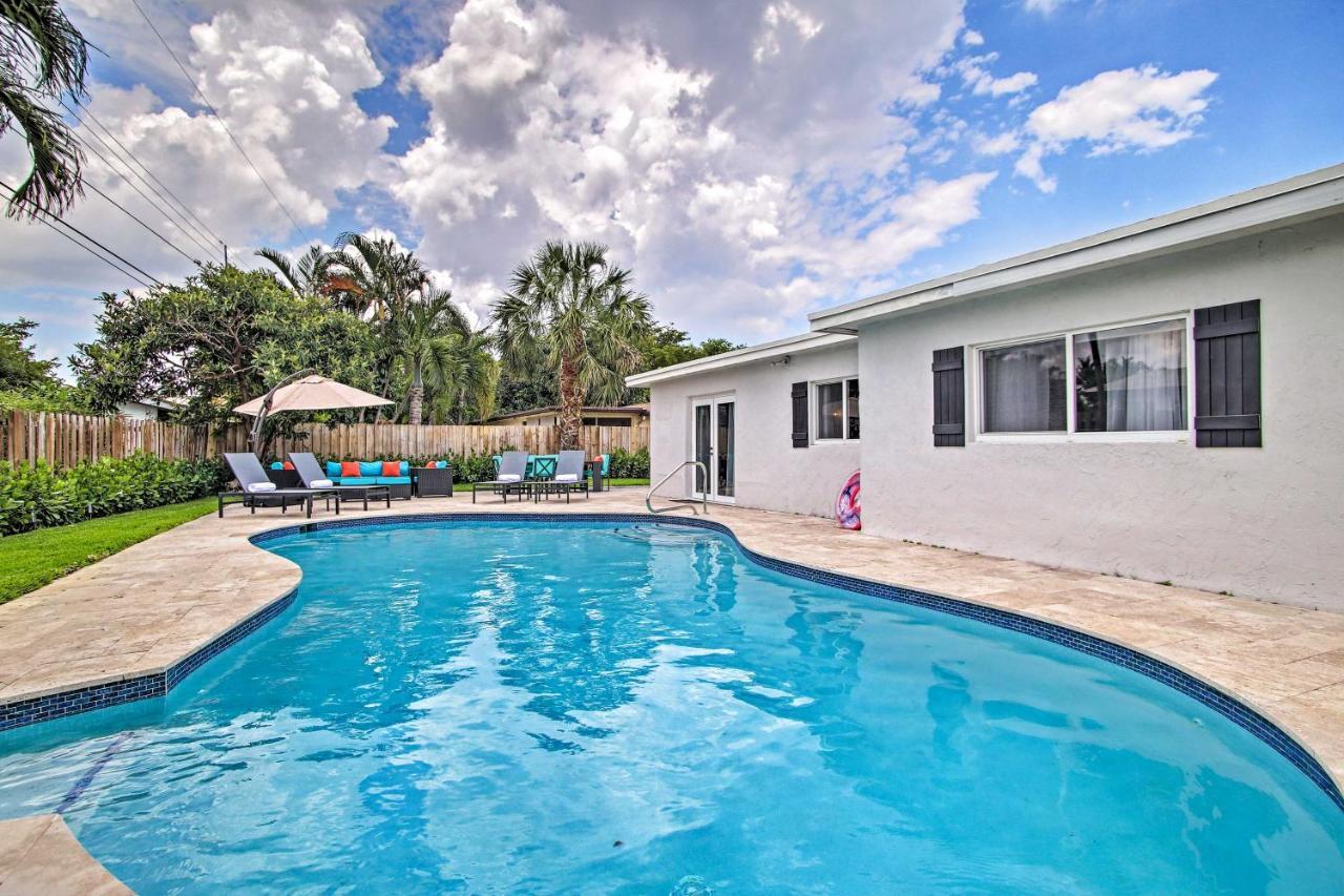 Villa The Teal House - Pool And Yard, 2 Mi To Beach à Fort Lauderdale Extérieur photo